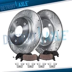 Rear Drilled Brake Rotors + Pads 2006-12 Ford Fusion Mkz Mazda Milan. Fixed Price $67.66.