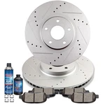 Drill Front Brake Pads And Rotors For Infiniti EX35 G37 Base 3.5L 2009-12 320MM. Fixed Price $133.99.