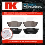 Brake Pads Set Front 222609 Nk 45022SB0670 45022SB0671 45022SB0672 45022SB2672. Fixed Price $24.99.