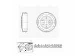 Rr Brake Drum Fvp 666718. Fixed Price $90.10.