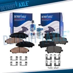 Front And Rear Ceramic Brake Pads W/ Hardware For Honda Pilot Acura Mdx Zdx. Fixed Price $59.99.
