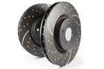 Ebc GD280 Turbo-groove Rear Brake Discs 253 Mm Solid 2000-2025 Ford/tvr 4X10. Fixed Price $192.95.