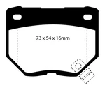 Ebc Redstuff Rear Brake Pads. Fixed Price $120.61.