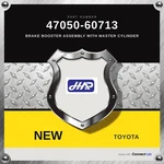 Genuine 2017-2019 Toyota Land Cruiser Brake Booster Assy W/ Master 47050-60713. Fixed Price $3012.00.