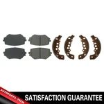 Front Rear Brake Pad Set Drum Shoe X C-tek For Suzuki 1999-2005. Fixed Price $71.30.