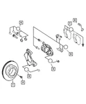 Genuine Mopar Brake Shoe Hold Down Spring Kit 68061034AA. Fixed Price $40.00.