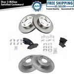 Front & Rear Ceramic Brake Pad Disc Rotor Kit For Honda Civic. Fixed Price $124.26.