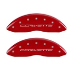 Mgp 4 Caliper Covers Engraved F&r Fits C7/CORVETTE Red Finish Silver Ch. Fixed Price $318.99.