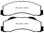 Ebc Brakes DP61855 High Friction 6000 Series Greenstuff Pads. Fixed Price $154.56.