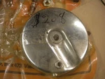 V-twin Chrome Front Left Side Brake Backing Plate Kit 23-9204 Partial. Fixed Price $150.00.