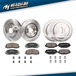 Front Rear Disc Rotors Ceramic Brake Pad For Dodge Grand Caravan Journey C/v. Fixed Price $160.99.