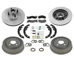 Rotors Drums Brake Pads Shoes Seals Spring Kit Ford Mustang 5.0L 87-93. Fixed Price $365.95.