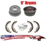 Smaller 9" Rear Brake Drums Shoes Hardware Kit For Dodge Dakota 1991-2002. Fixed Price $207.00.