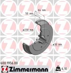 Lordco - Zimmerman 600195600 Brake Drum. Fixed Price $84.52.