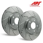 Rear Zinc Drilled/slot Brake Rotors For Dodge Charger SRT-8 2006-2020. Fixed Price $358.33.