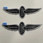 Indianapolis Motor Speedway Chevrolet Impala Front Fender Emblem Kit Set Of 2. Fixed Price $49.99.