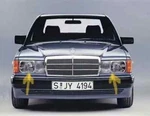 For Mercedes W201 190 Trim Under Headlight Left + Right 2018890163 0263 New. Fixed Price $62.22.
