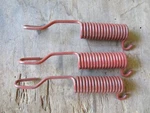 Nos Oem 1970'S 1980'S Ford E1FZ-2035-A? 5" Red Brake Spring Lot (3). Fixed Price $17.99.