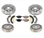 For 2012-18 Focus Se Front Disc Brake Rotors & Rear Drums Kit 6PC ( No Turbo ). Fixed Price $316.00.