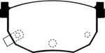 Ebc Disc Brake Pad Set - Rear Greenstuff Street Sport Fmsi D323 99 Thru Fits 200. Fixed Price $93.94.