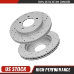 2PCS Front Drilled Brake Disc Rotors Pair 1997 1998-2003 2004 Ford F-150 4WD. Fixed Price $75.79.