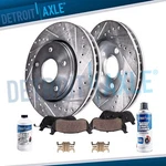 13.98" Front Drilled Rotor Brake Pad For Infiniti FX50 G37 M37 Q50 Q60 QX70 370Z. Fixed Price $164.47.