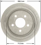 Brake Drum-premium Bendix PDR0810 Fits 2007 Ford Ranger. Fixed Price $104.02.