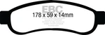 Ebc ED91893 Extra Duty Brake Pad Sets-. Fixed Price $126.99.