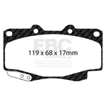 Ebc Brakes DP62005 Disc Pad Set Front Greenstuff 2000/6000 Street Sport Fm. Fixed Price $125.50.