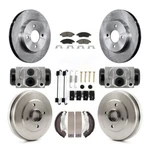 Front Brake Rotors Ceramic Pad Rear Drum Kit 9 Pcs For Nissan Versa Note Micra. Fixed Price $309.95.