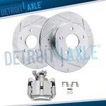 270MM Rear Drilled Rotors + Left Brake Caliper For Cobalt Malibu Hhr G6 G5 Aura. Fixed Price $128.43.