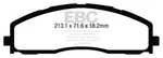 Ebcbrake Pads Extra Duty. Fixed Price $179.49.