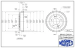 Brake Drum Magneti Marelli 1AMVD20347. Fixed Price $77.79.