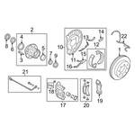 Ford E-350 Super Duty 2008-2019 8C2Z2209A Rear Parking Brake Assembly. Fixed Price $421.80.