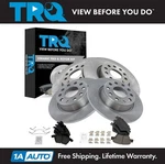 Trq Front & Rear Brake Pads Rotor Kit For Audi A3 Eos Gti Jetta. Fixed Price $234.95.