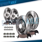 Front Rear Disc Rotors Ceramic Brake Pad For Dodge Grand Caravan Journey C/v. Fixed Price $208.63.