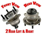 01-07 Town & Country Bearing And Hub (2) Rear With 4 Wheel Abs Brakes. Fixed Price $155.00.
