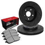 R1 Concepts Drilled & Slotted Brake Kit W Optimum Pads. Fixed Price $360.05.
