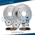 Rear Drilled Rotors &calipers + Brake Pads For 2003-2005 Nissan 350Z Infiniti G3. Fixed Price $164.96.
