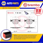 Brake Pads Set Front P06021 Brembo 34111163227 34111163307 34111165227 21642 New. Fixed Price $65.44.