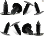 8-PACK License Plate Hole Plugs, Universal Bumper Covers With Fastening Cli. Fixed Price $13.99.