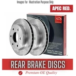 Brake Discs Pair Rear For Mini R55 Clubman 1.6 07- 14 CHOICE1/2 Petrol Apec. Fixed Price $72.59.