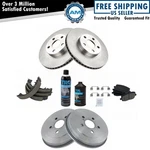 Front & Rear Ceramic Brake Pad, Rotor, Shoe Drum Kit For Corolla W/fluids. Fixed Price $137.18.