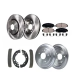 Rear Brake Ceramic Disc Rotor Pad Hardware Set. Fixed Price $183.50.