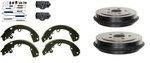 Brake Drum Shoe Wheel Cylinder And Spring Kit Fits Honda Accord 2003-2007 W/ 2.4. Fixed Price $138.95.