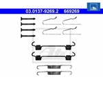 Accessory Set, Parking Brake Shoes Ate 03.0137-9269.2. Fixed Price $31.00.