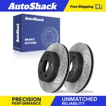 Front Drilled Slotted Brake Rotors For Jeep, Grand Cherokee 1999-2004. Fixed Price $67.42.