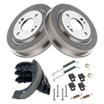 Rear Brake Shoes 2 Drums & Hardware Spring Kit Set For Honda Civic Fit. Fixed Price $114.85.