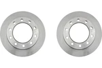 Rear Kit Raybestos Disc Brake Rotor For 1992-1993 Chevrolet G30 (61661). Fixed Price $228.02.
