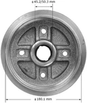 Bendix PDR0460 Brake Drum For 82-84 Nissan Pulsar Nx Sentra. Fixed Price $70.99.